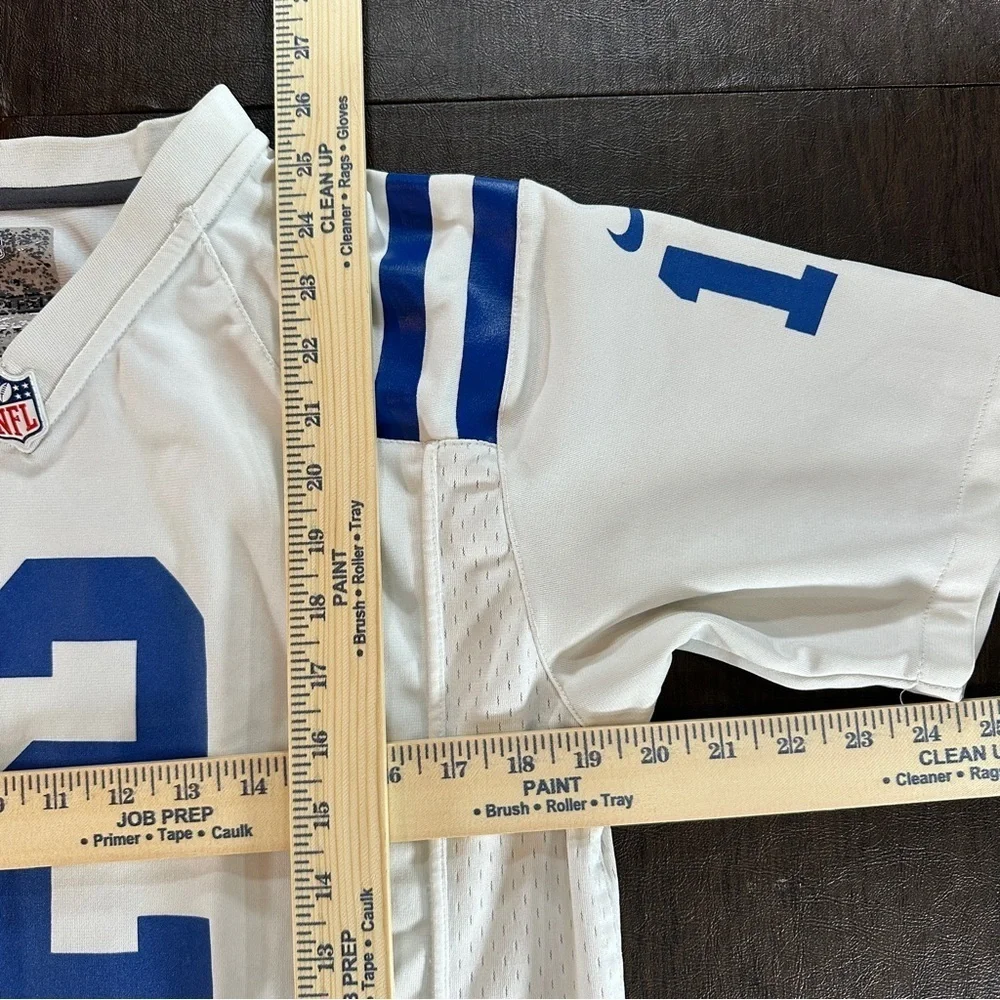 Nike Indianapolis Colts Andrew Luck Jersey Youth L (14-16) White #12 NFL